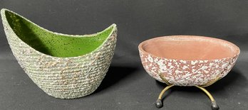 Speckled Pottery Bowls