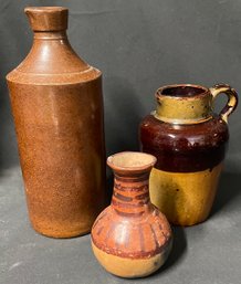 Clay Pitcher Lot