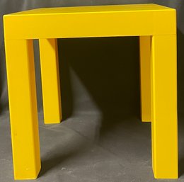 Yellow Plastic Table
