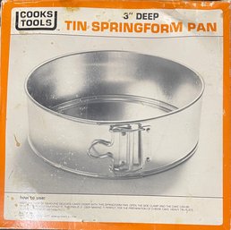 Vintage Tin Springform Pan