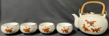 Vintage Japanese Teapot And Cups Set