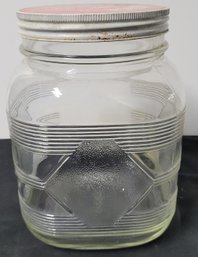 Orvus Laundry Cleaner 14 Cup Vintage Large Glass Canister Jar