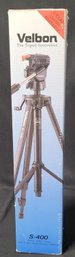 Velbon S-400 Deluxe Tripod With 3 Way Quick Release Panhead