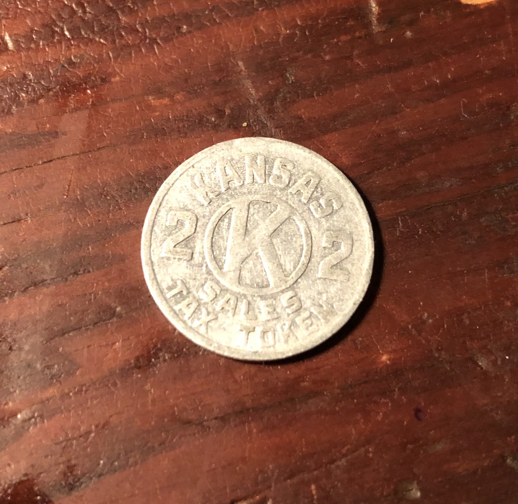 Kansas Sales Tax Token 2456