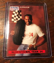 1991 Pro Set Walter Payton Card