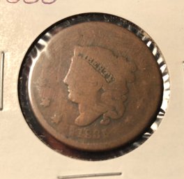 1835 Worn United States Large Cent