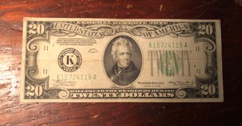 1934 Twenty Dollar Bill