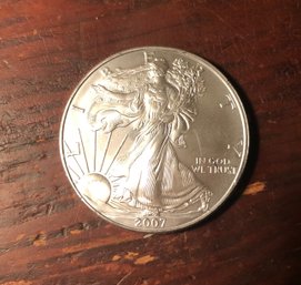 2007 American Silver Eagle One Ounce Coin