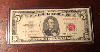 1963 Five Dollar Bill