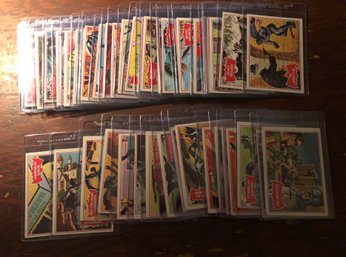1966 Batman Red Bat Complete 44 Cards Set