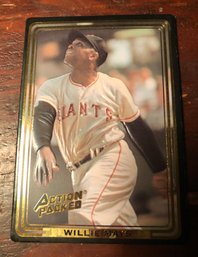 1992 Action Packed Willie Mays Baseball Card