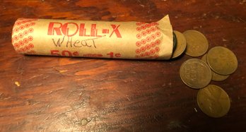 Roll 50 Wheat Pennies