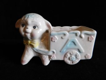 Lamb Planter (Small Chip On Back)