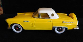Yellow Thunderbird Friction Car Japan Fifties