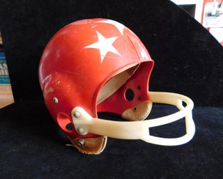 Vintage Plastic Football Helmet