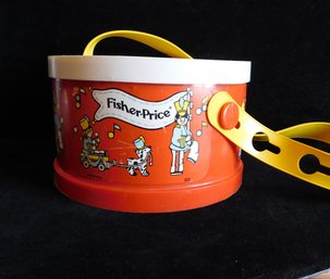 Fisher Price 1979 Drum Toy Set