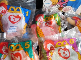 Ty 10 Teenie Beanie Babies Lot Unopened McDonalds Toys