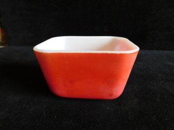 Red Refrigerator Dish (Some Fading)