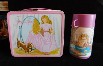 Junior Miss Metal Lunch Box & Thermos (used)