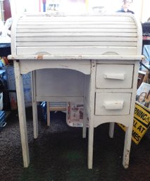 Small Vintage Rolltop Child's Desk