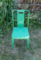 Green Metal Chair