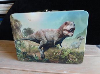 Dinosaur Lunchbox And Plastic Dinosaurs