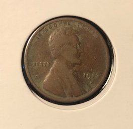 1913 D Lincoln Wheat Penny (corrosion)