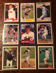 9 Roger Clemens Baseball Cards