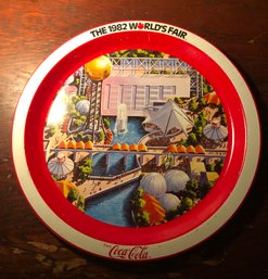 1982 Worlds Fair Coca-Cola Tray