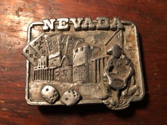 Nevada Metal Belt Buckle