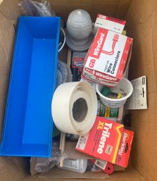 Miscellaneous Box Of Stuff With Fishing Line.
