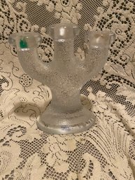 Unique Glass Candle Holder.