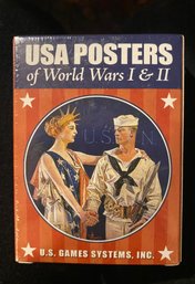 USA POSTERS Of World Wars I & II Playing Cards.
