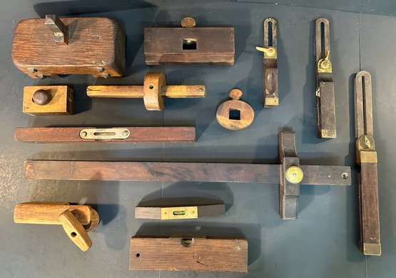 Variety Of Antique Woodworking Tools