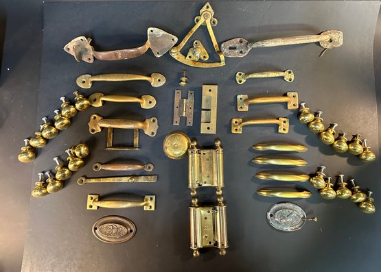 Group Of Brass Hardware