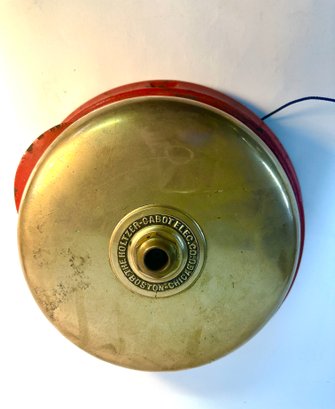 Fire Alarm Bell Holtzer Cabot Elec.co 12 Inch