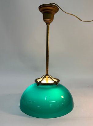 Antique Emeralite Hanging Lamp