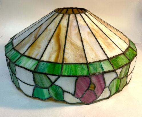 Vintage Stain Glass Shade