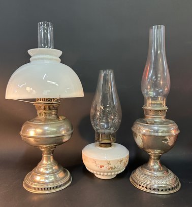 Three Antique Lamps