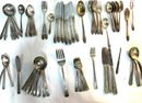 Mixed Group Of Silver Plate Flatware Wm Rogers