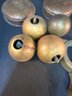 Pawn Shop Brass Balls W/ Brass Bottle Covers