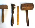 Antique Coach Wrench And Mallets