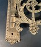 Heavy Ornate Brass Griffin Wall Fixture