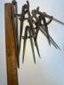 Group Of Antique Dividers Compasses