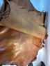 Five Leather Hides Natural Finish