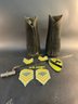 Antique German Bayonet, Riding Spats, W/ US Army Patches