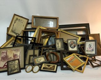Large Group Of Vintage Art Frames