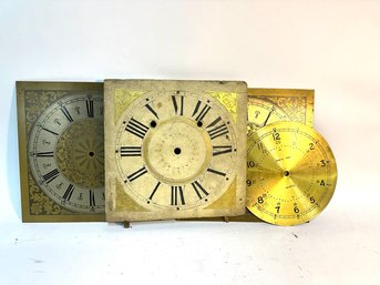 Group Of Antique Clock Faces