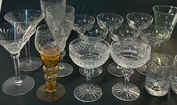 Antique Cut Glass Stems