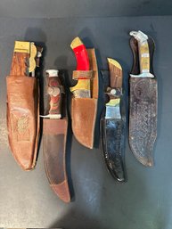 Group Of Vintage Knives